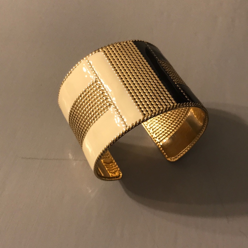 Large Gold Cuff bracelet